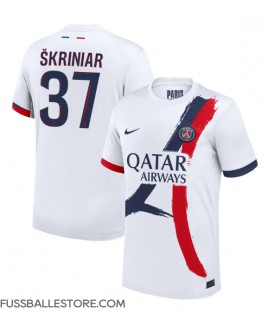 Günstige Paris Saint-Germain Milan Skriniar #37 Auswärtstrikot 2024-25 Kurzarm